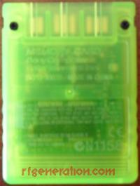 8MB Memory Card Translucent Yellow Hardware Shot 200px