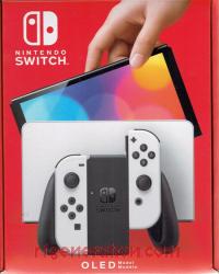 Nintendo Switch: OLED Model White Joycons Box Front 200px