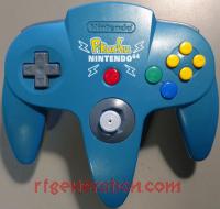 Nintendo 64 Controller Blue/Yellow Pikachu Edition Hardware Shot 200px