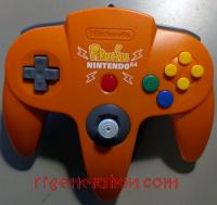 Nintendo 64 Controller Orange/Yellow Pikachu Edition Hardware Shot 200px
