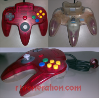 Nintendo 64 Controller Clear Red Hardware Shot 200px