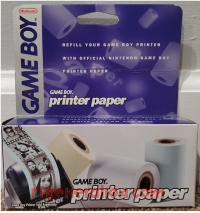 Game Boy Printer Paper  Box Front 200px