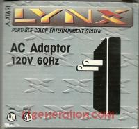 Atari Lynx AC Adapter  Box Back 200px