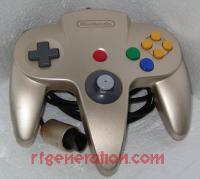 Nintendo 64 Controller Gold Hardware Shot 200px