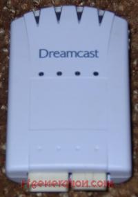 Sega Dreamcast 4X Memory Card  Hardware Shot 200px
