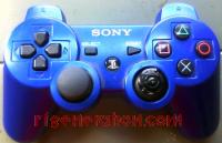 Sony DUALSHOCK 3 Wireless Controller Metallic Blue - Red/White Package Branding Hardware Shot 200px