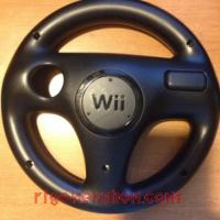 Wii Wheel Black Hardware Shot 200px