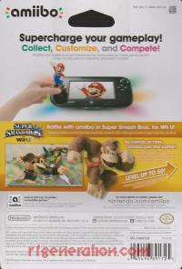 Amiibo: Super Smash Bros.: Donkey Kong  Box Back 200px