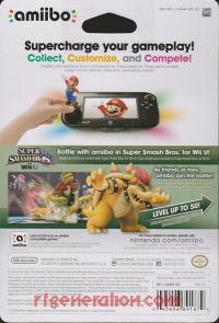 Amiibo: Super Smash Bros.: Bowser  Box Back 200px