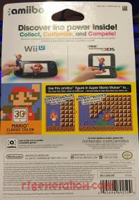 Amiibo: Mario 30th Anniversary: 8-Bit Mario Classic Colors Box Back 200px