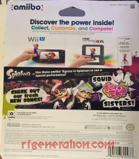 Amiibo: Splatoon Squid Sisters Pack  Box Back 200px