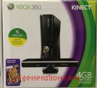 Microsoft Xbox 360 S 4GB Kinect Bundle Box Front 200px