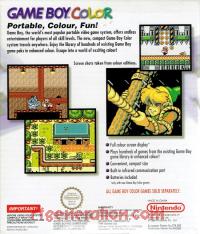 Nintendo Game Boy Color Clear Purple Box Back 200px