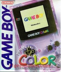Nintendo Game Boy Color Clear Purple Box Front 200px