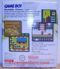 Nintendo Game Boy Color Lime Green Box Back 200px