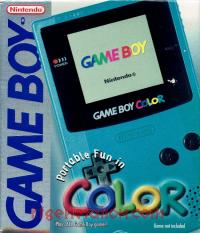 Nintendo Game Boy Color Teal Box Front 200px