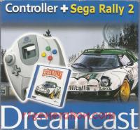 Dreamcast Controller + Sega Rally 2 Box Front 200px