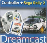 Dreamcast Controller + Sega Rally 2 Box Front 200px