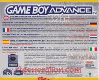 Nintendo Game Boy Advance Glacier Super Mario World: Super Mario Advance 2 Bundle Box Back 200px