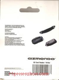 Gizmondo SD Card Reader / Writer  Box Back 200px