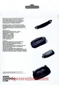 Gizmondo Premium Headset  Box Back 200px