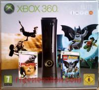 Microsoft Xbox 360 Elite 120 GB Bundle - Pure & LEGO Batman Box Front 200px