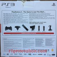 Sony PlayStation 3 Slim - 160GB - Charcoal Black - CECH-2503A Box Back 200px