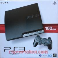 Sony PlayStation 3 Slim - 160GB - Charcoal Black - CECH-2503A Box Front 200px