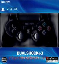 Sony DUALSHOCK 3 Wireless Controller Charcoal Black Box Front 200px