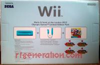 Nintendo Wii Mario & Sonic at the London 2012 Olympic Games Limited Edtion Pack Box Back 200px