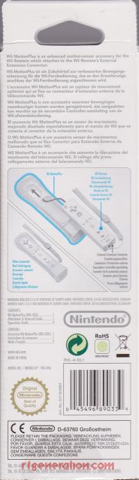Wii Motion Plus White Box Back 200px