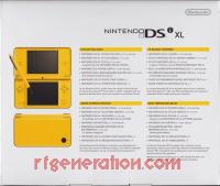 Nintendo DSi XL Yellow Box Back 200px