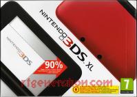 Nintendo 3DS XL Red + Black Box Front 200px