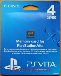 Sony 4GB Memory card for PlayStation Vita  Box Front 200px