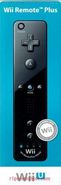 Nintendo Wii U Wii Remote Plus Black Box Front 200px