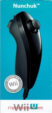 Nintendo Wii U Nunchuk Black Box Front 200px