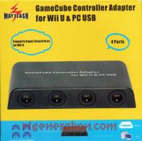 Mayflash Gamecube Controller Adapter for Wii U & PC USB  Box Front 200px