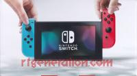 Nintendo Switch Neon Red / Neon Blue Joy-Con Box Back 200px