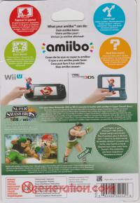 Amiibo: Super Smash Bros.: Little Mac  Box Back 200px