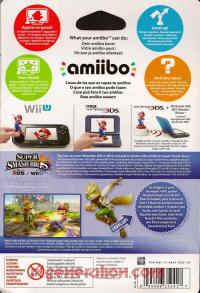 Amiibo: Super Smash Bros.: Fox  Box Back 200px