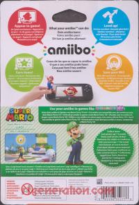 Amiibo: Super Mario Bros.: Luigi  Box Back 200px