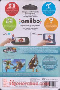 Amiibo: Super Smash Bros.: Marth Reprint Box Back 200px