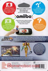 Amiibo: Super Smash Bros.: Samus  Box Back 200px