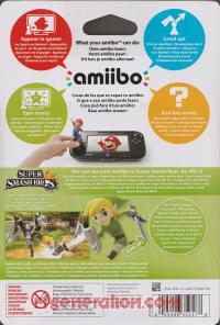 Amiibo: Super Smash Bros.: Toon Link  Box Back 200px