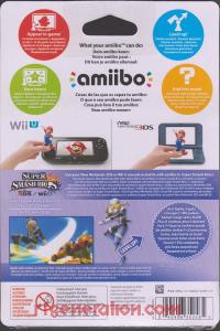 Amiibo: Super Smash Bros.: Sheik Reprint Box Back 200px