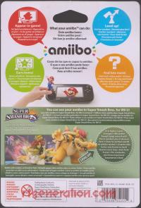 Amiibo: Super Smash Bros.: Bowser  Box Back 200px