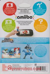 Amiibo: Super Smash Bros.: Lucario  Box Back 200px