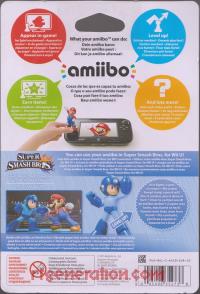 Amiibo: Super Smash Bros.: Mega Man  Box Back 200px