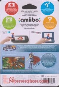 Amiibo: Super Smash Bros.: Lucina Reprint Box Back 200px