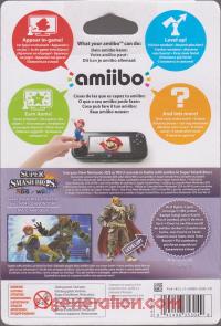 Amiibo: Super Smash Bros.: Ganondorf  Box Back 200px